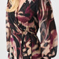 Animal Print Puff Sleeve Dress