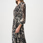 Animal Print Puff Sleeve Dress