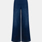 Wide-leg Denim Trousers