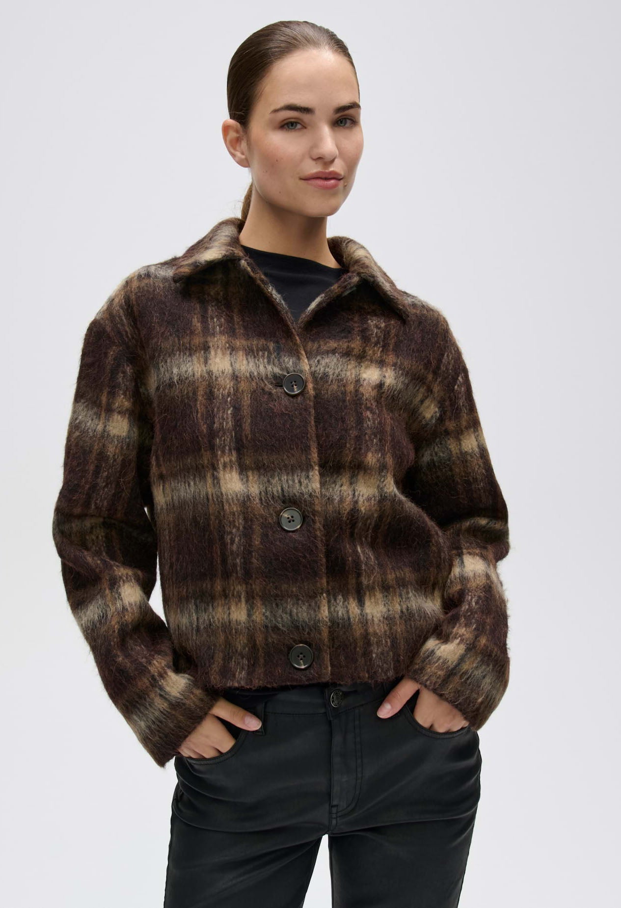 Hakaro Heritage Boxy cropped jacket