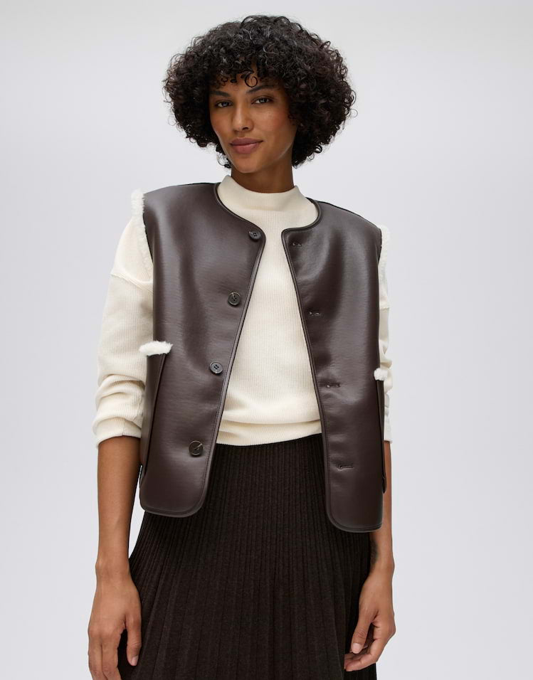 Washearly Reversible Style Slim Fit Waistcoat