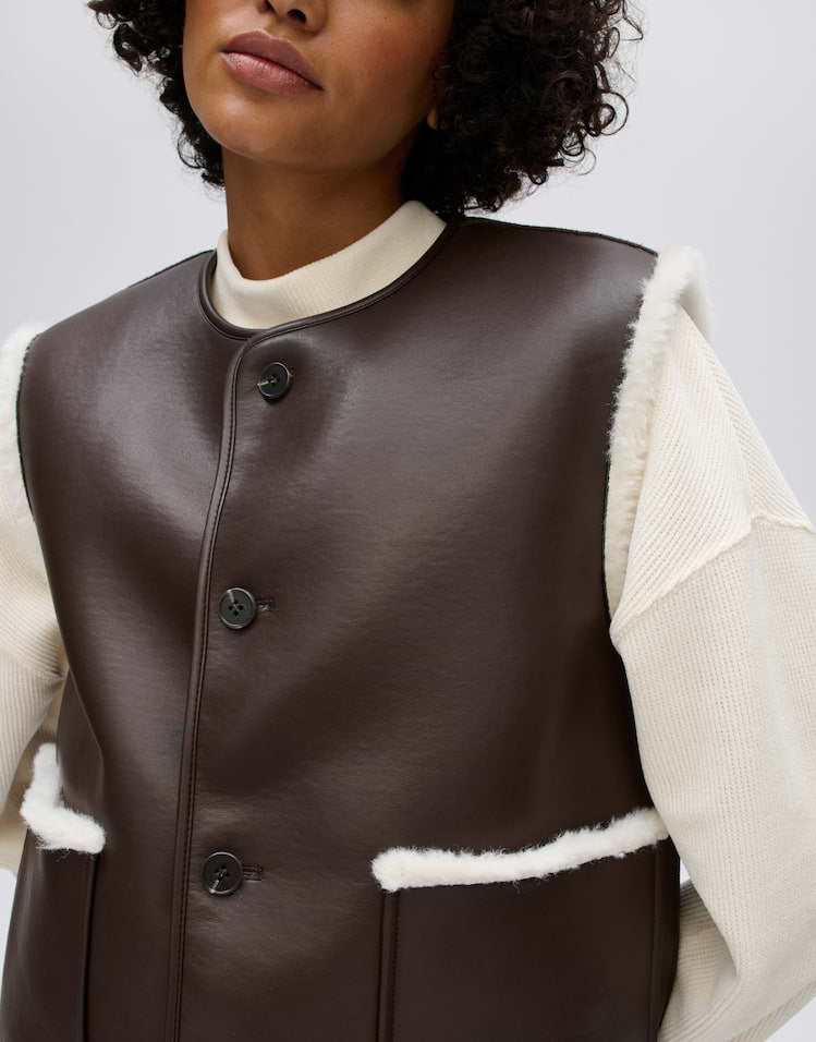 Washearly Reversible Style Slim Fit Waistcoat