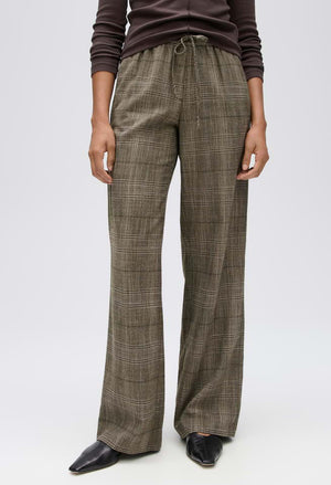 Melane Mod Wide Leg Trousers