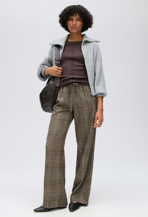 Melane Mod Wide Leg Trousers