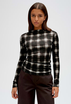 Secki Check Print Top
