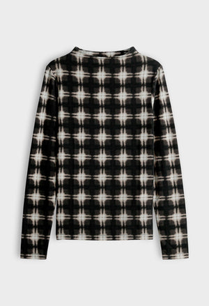 Secki Check Print Top