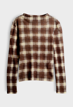 Secki Check Print Top