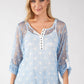 Polka Dot Mesh Blouse