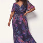 Isabelle Curve+ Float Sleeve Maxi Dress