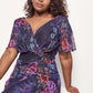 Isabelle Curve+ Float Sleeve Maxi Dress