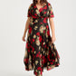 Isabelle Curve+ Float Sleeve Maxi Dress