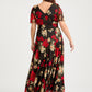 Isabelle Curve+ Float Sleeve Maxi Dress