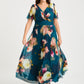 Isabelle Curve+ Float Sleeve Maxi Dress