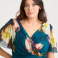 Isabelle Curve+ Float Sleeve Maxi Dress