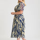Victoria Angel Sleeve Mesh Midi Curve+ Dress