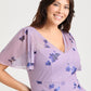 Tilly Angel Sleeve Sweetheart Curve+ Dress