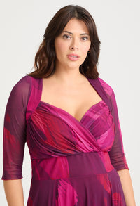 Elisabeth Bolero Wrap Curve+ Maxi Dress