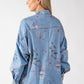 Floral Denim Shirt