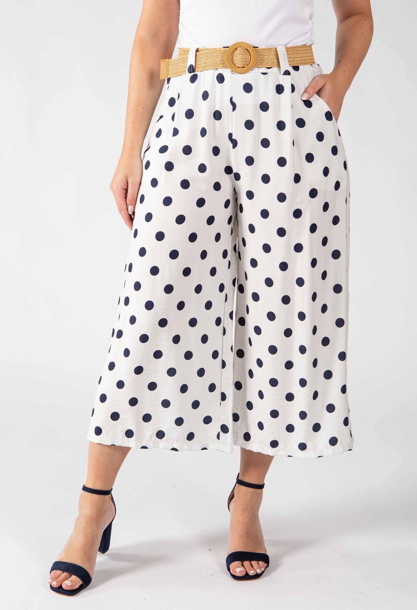 Polka Dot Culotte Trousers