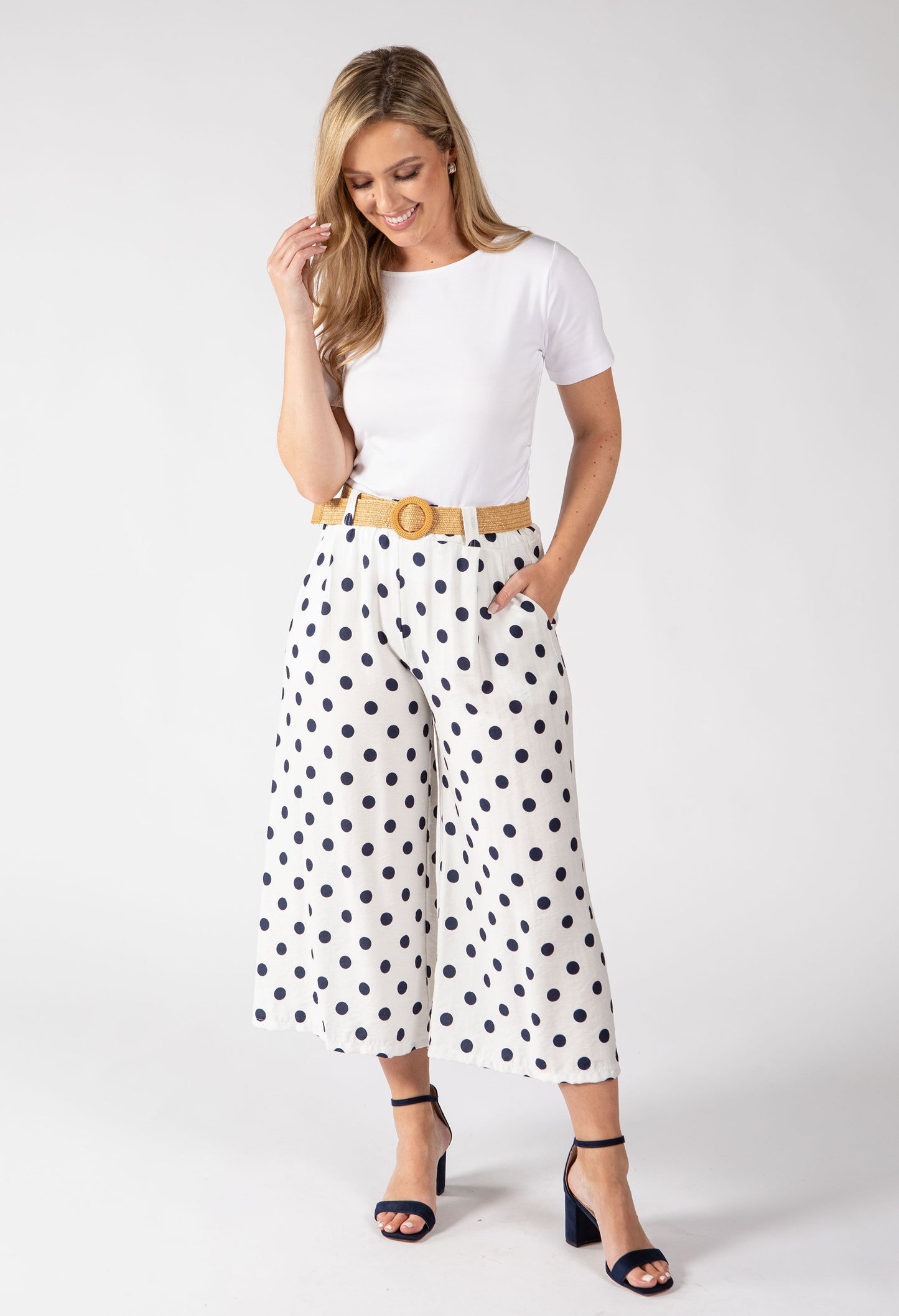 Polka Dot Culotte Trousers