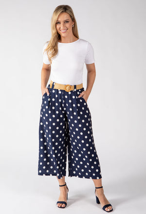 Polka Dot Culotte Trousers