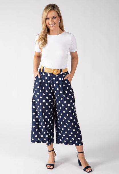 Polka Dot Culotte Trousers