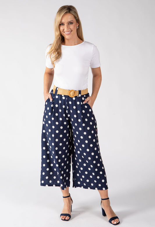 Polka Dot Culotte Trousers