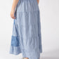 Gingham & Lace Midi Skirt