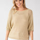 Floral Detail Lurex Knit Jumper