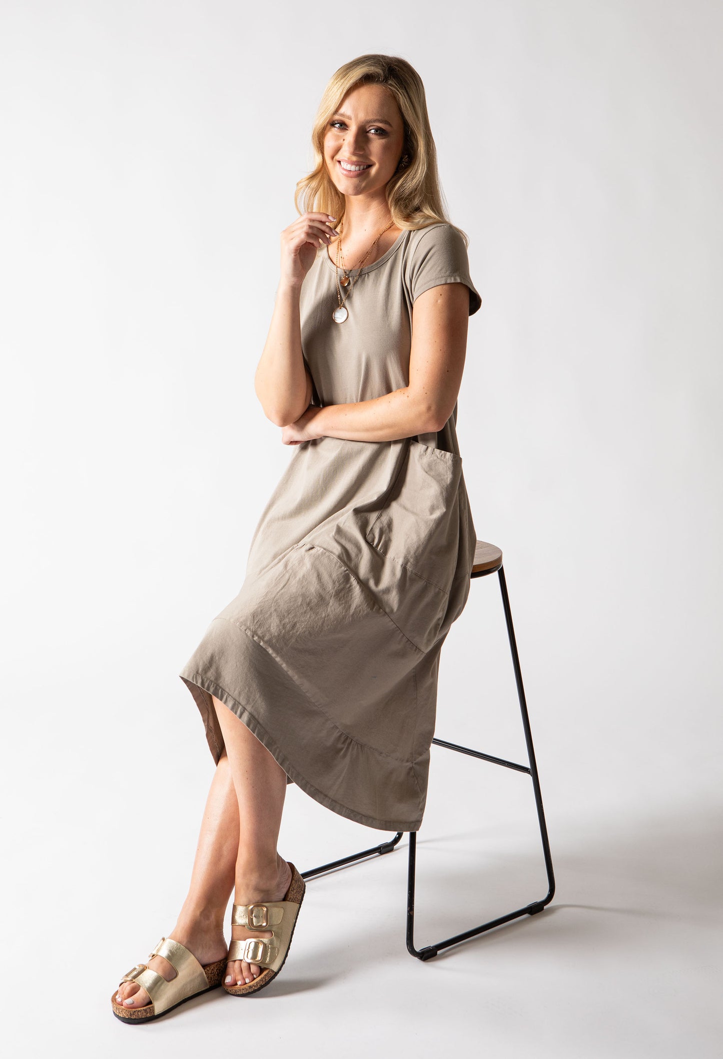Short Sleeve Summer Dress