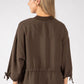 Adjustable Waist Bomber Jacket