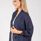 Adjustable Waist Bomber Jacket