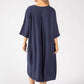 Linen Look Relaxed Dress
