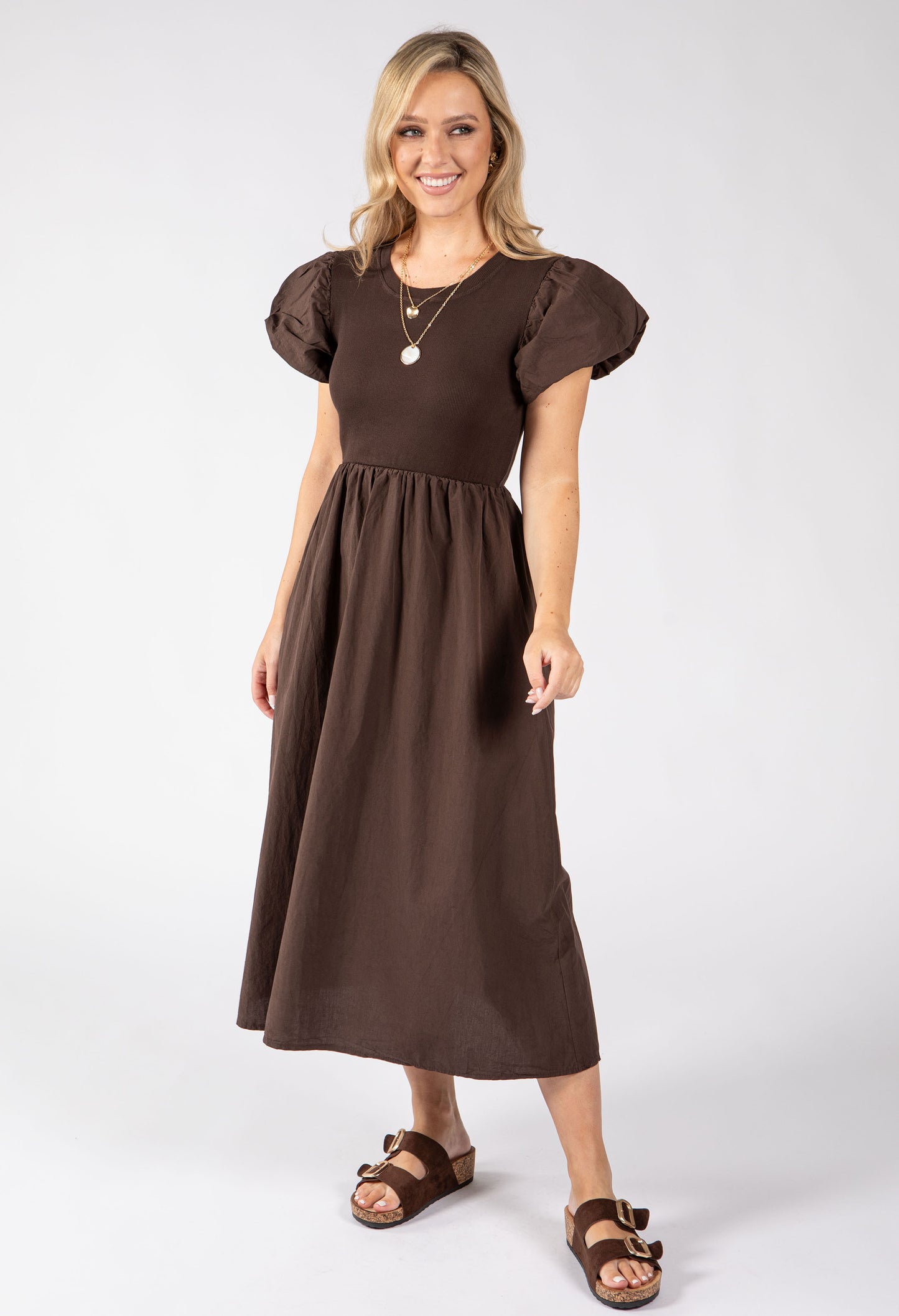 Puff Sleeve Summer Dress