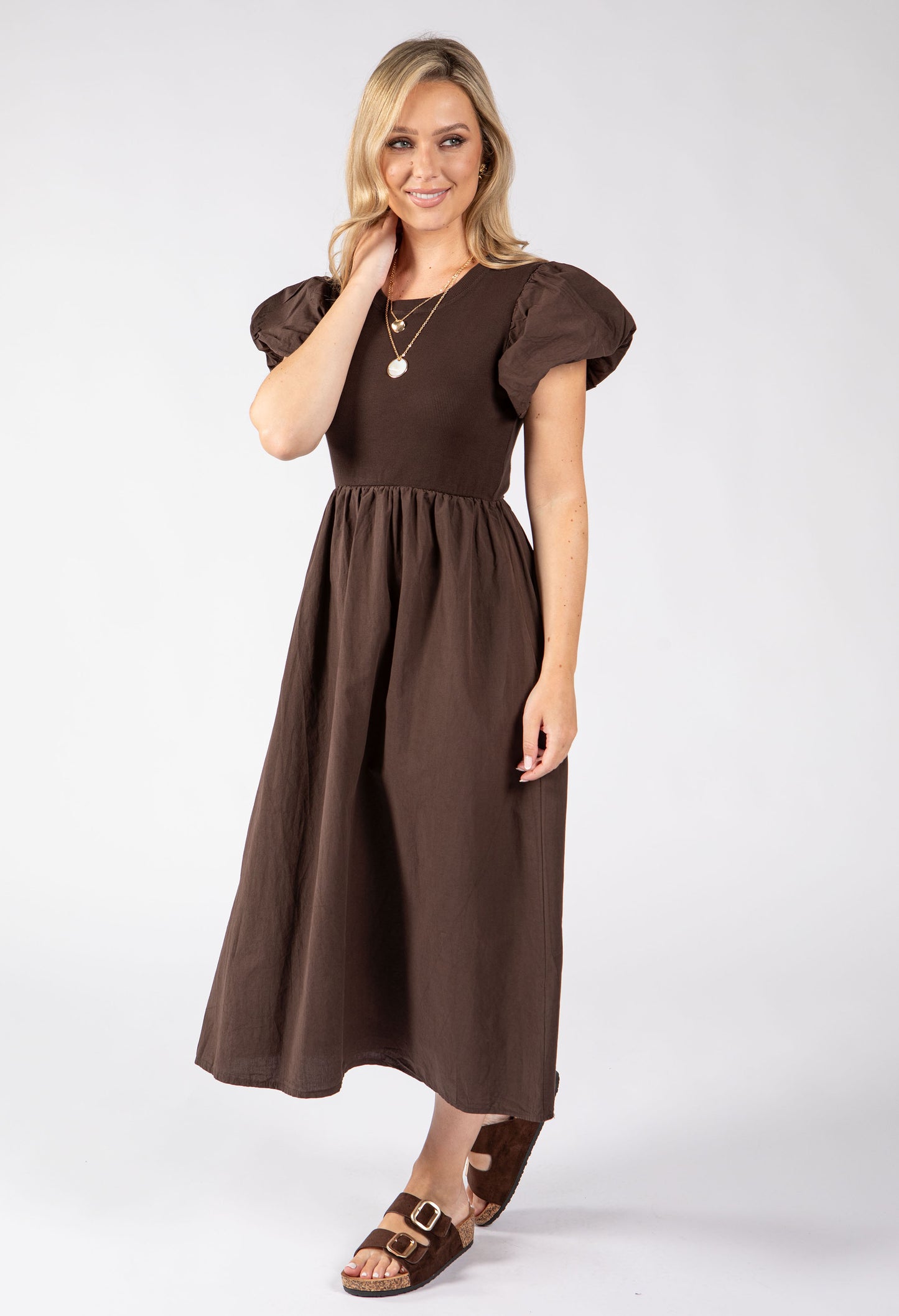 Puff Sleeve Summer Dress
