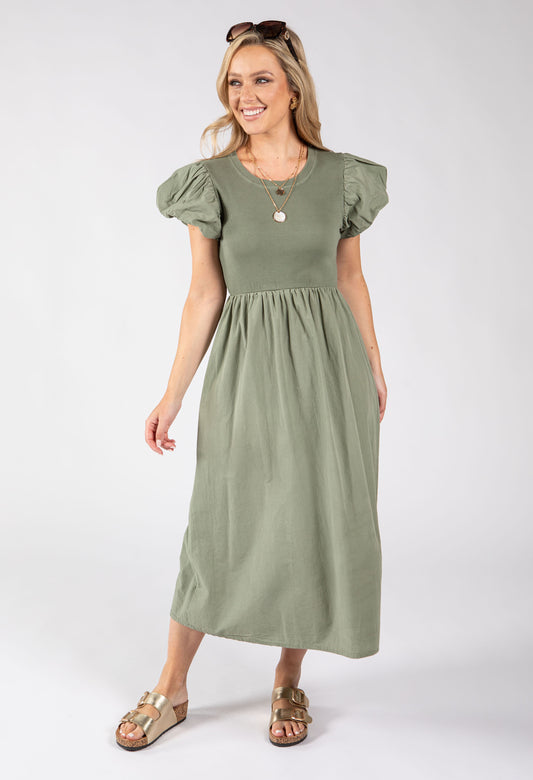 Puff Sleeve Summer Dress