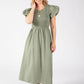 Puff Sleeve Summer Dress
