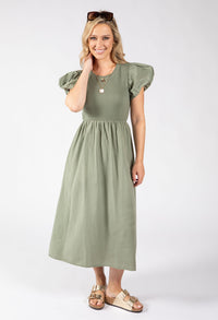 Puff Sleeve Summer Dress
