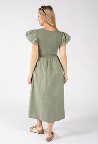 Puff Sleeve Summer Dress