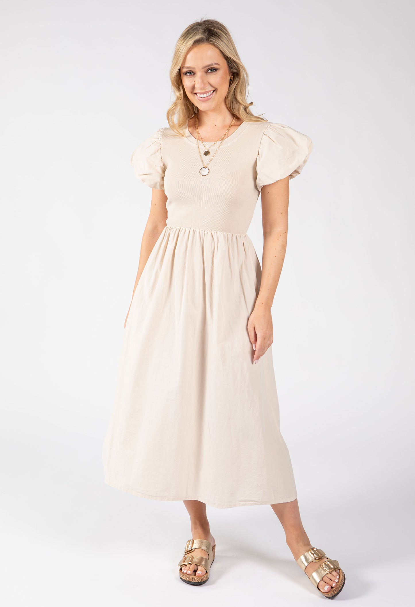Puff Sleeve Summer Dress