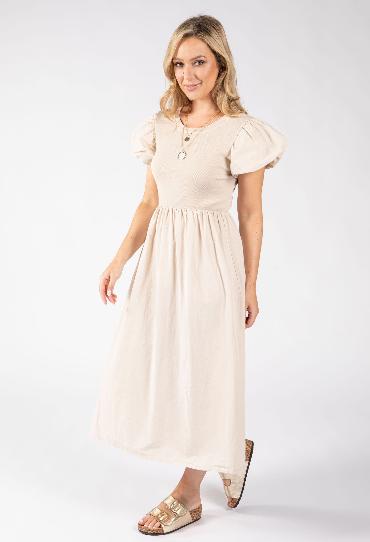 Puff Sleeve Summer Dress