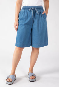 Denim Look Shorts
