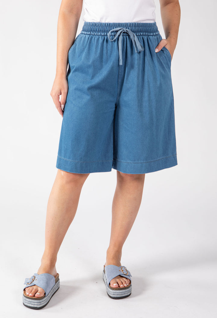 Denim Look Shorts
