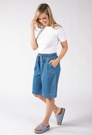 Denim Look Shorts