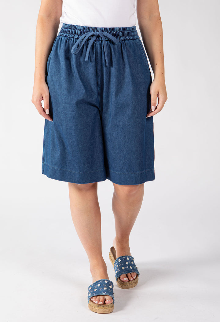 Denim Look Shorts