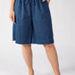 Denim Look Shorts