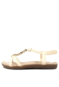 Floral and Gem Sandal