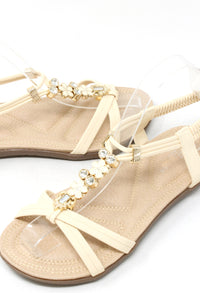 Floral and Gem Sandal