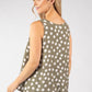 Sleeveless Polka Dot Top