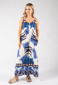 Palm Print Jumpsuit